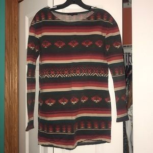 Urban Outfitter’s Women’s tunic Aztec sweatshirt